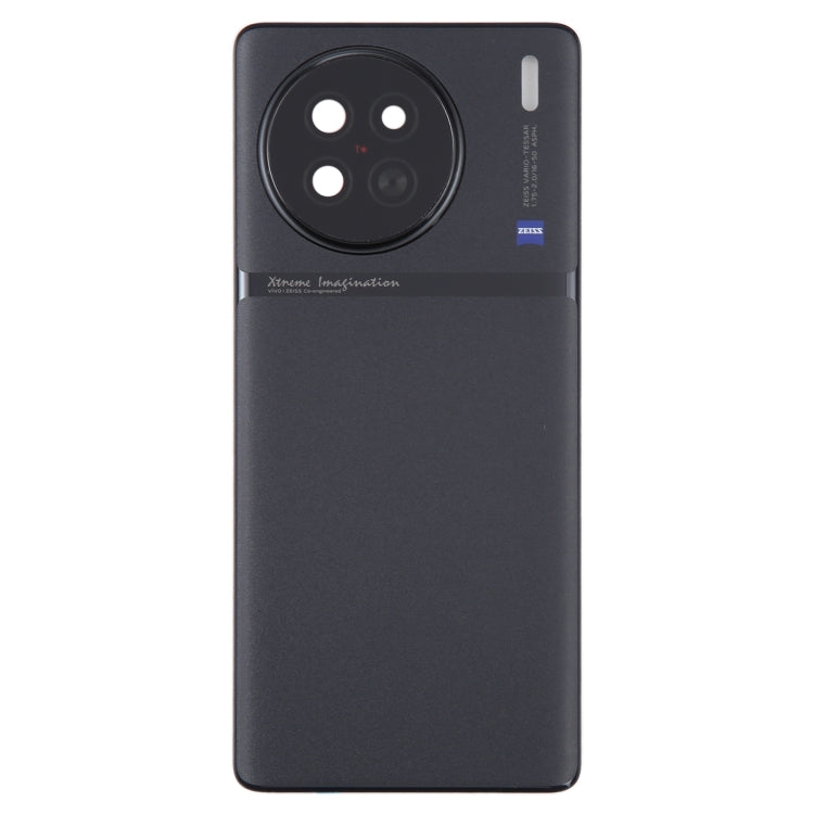 For vivo X90 Battery Back Cover with Camera Lens Cover(Black) - Back Cover by PMC Jewellery | Online Shopping South Africa | PMC Jewellery | Buy Now Pay Later Mobicred