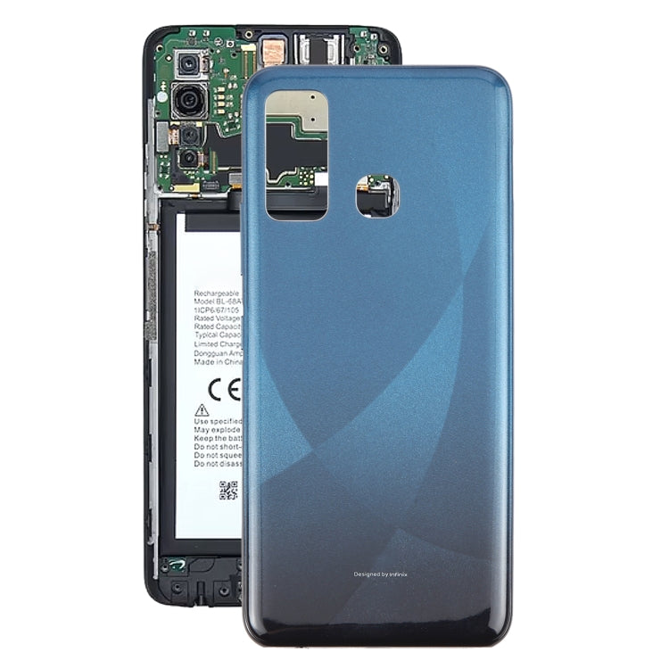For Infinix Hot 9 X655 Original Battery Back Cover(Blue) - Back Cover by PMc TechLife | Online Shopping South Africa | PMc TechLife | Buy Now Pay Later Mobicred