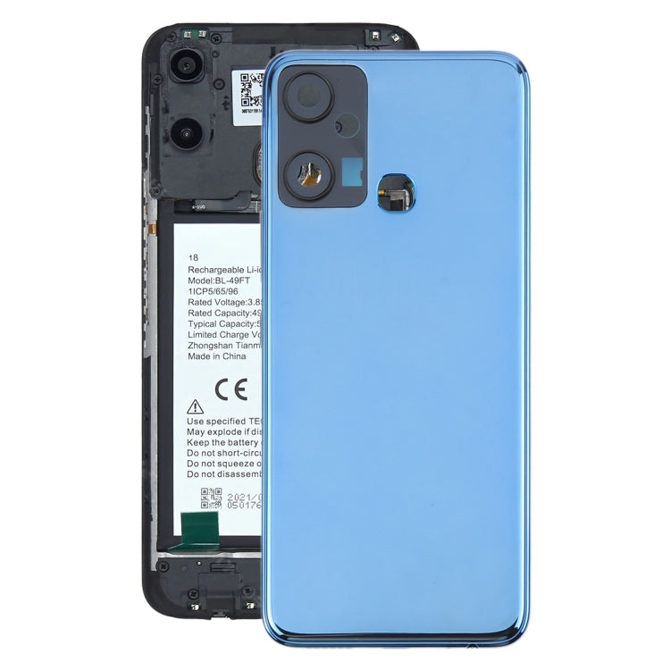 For Infinix Smart 6 Plus India X6823 Original Battery Back Cover(Blue) - Back Cover by PMc TechLife | Online Shopping South Africa | PMc TechLife | Buy Now Pay Later Mobicred