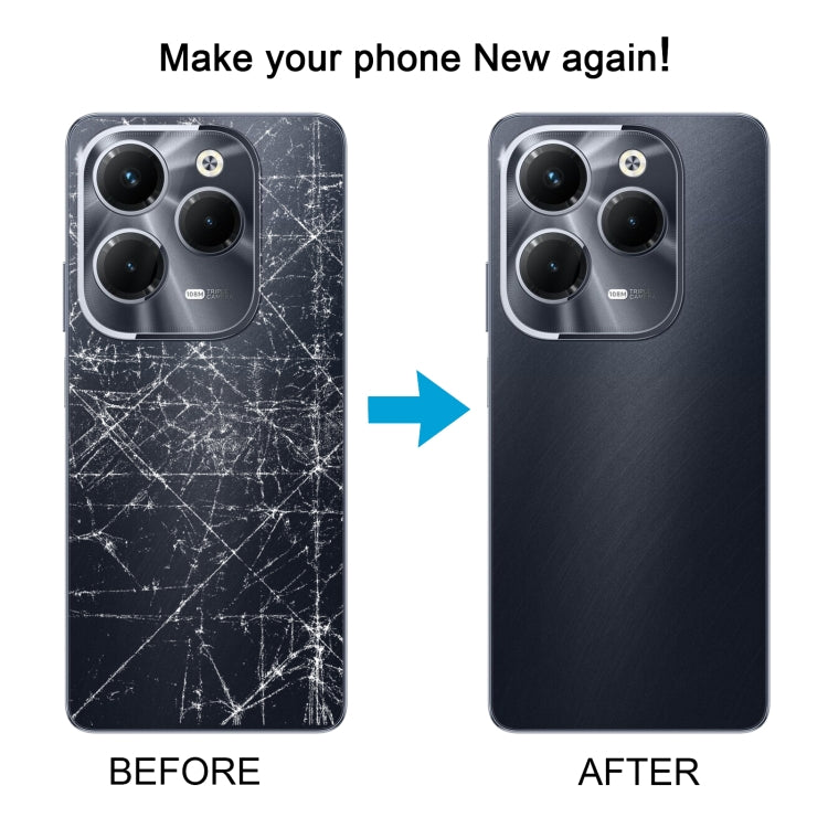 For Infinix Hot 40 Pro X6837 Original Battery Back Cover(Blue) - Back Cover by PMC TechLife | Online Shopping South Africa | PMC TechLife | Buy Now Pay Later Mobicred