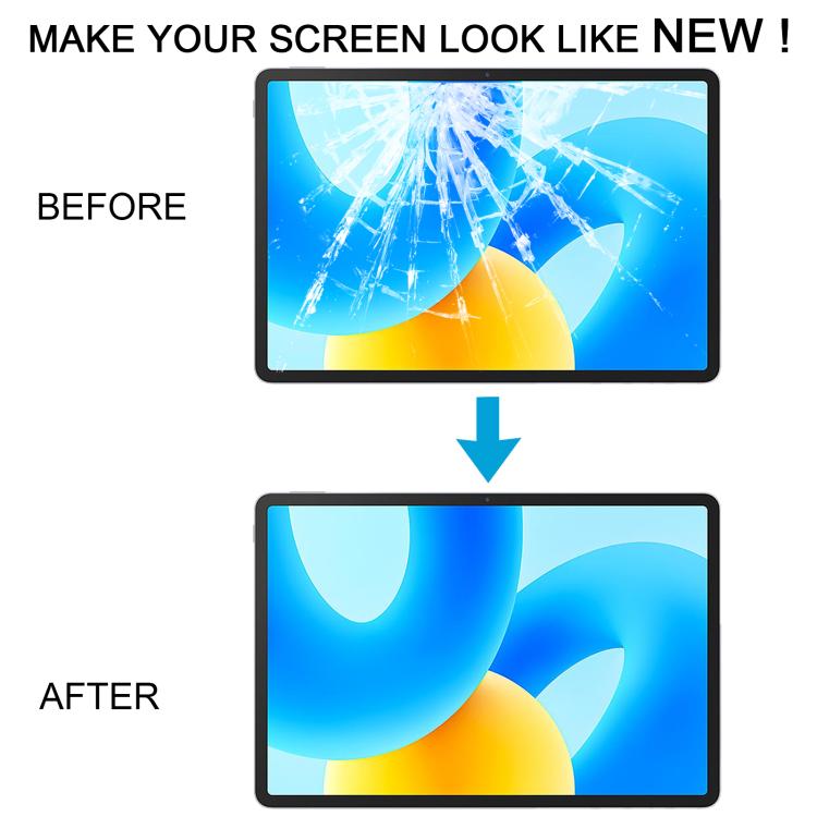 For Huawei MatePad 11.5 TGR-W10 Front Screen Outer Glass Lens, Soft Light Version (Black) - Outer Glass Lens by PMc TechLife | Online Shopping South Africa | PMc TechLife | Buy Now Pay Later Mobicred