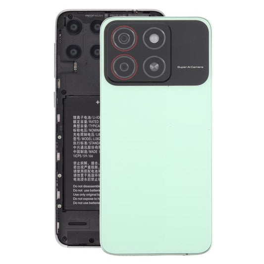 For ZTE Blade A35 Z2453 Battery Back Cover with Middle Frame / Camera Lens Cover(Green) - For ZTE by PMC Jewellery | Online Shopping South Africa | PMC Jewellery | Buy Now Pay Later Mobicred