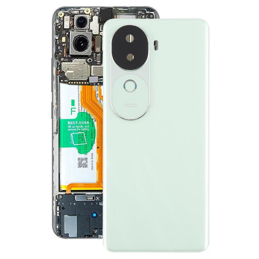 For vivo V40e Battery Back Cover with Camera Lens Cover(Green) - Back Cover by PMC Jewellery | Online Shopping South Africa | PMC Jewellery | Buy Now Pay Later Mobicred