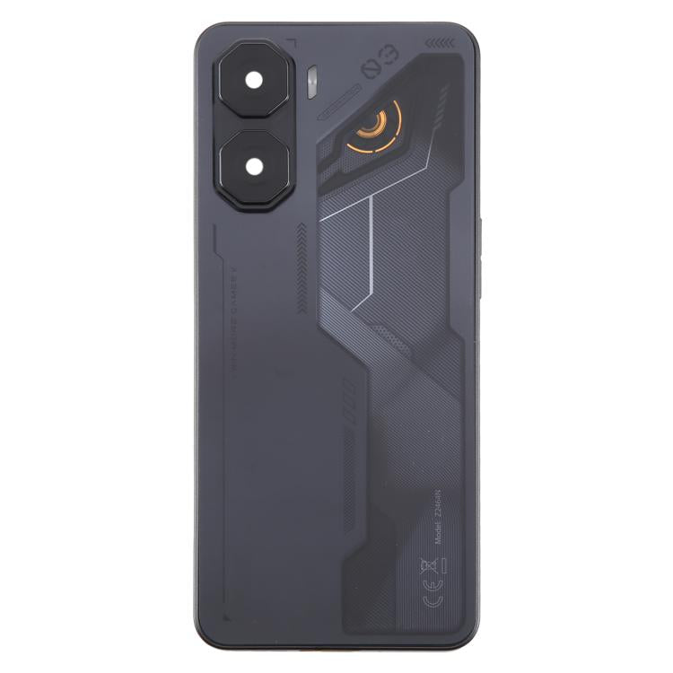 For ZTE nubia Neo 3 Plastic Battery Back Cover with Middle Frame / Camera Lens Cover(Black) - free shipping - PMC TechLife - Order now!
