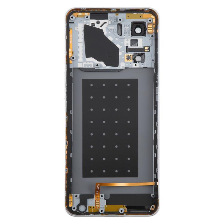 For ZTE nubia Neo 3 Plastic Battery Back Cover with Middle Frame / Camera Lens Cover(Silver) - free shipping - PMC TechLife - Order now!