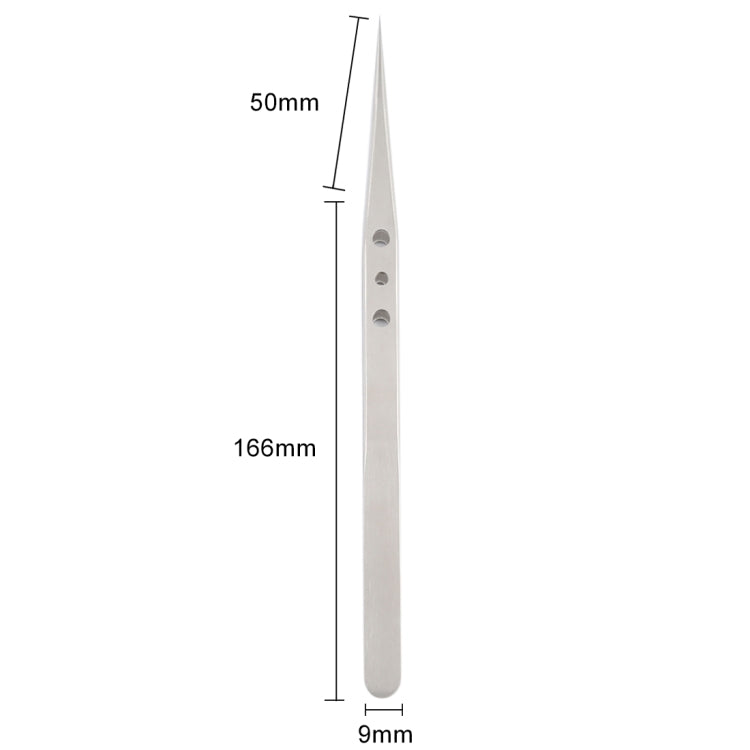 Aaa-12 Precision Repair Tweezers Long Pointed Stainless Steel - Tweezers by PMC Jewellery | Online Shopping South Africa | PMC Jewellery | Buy Now Pay Later Mobicred