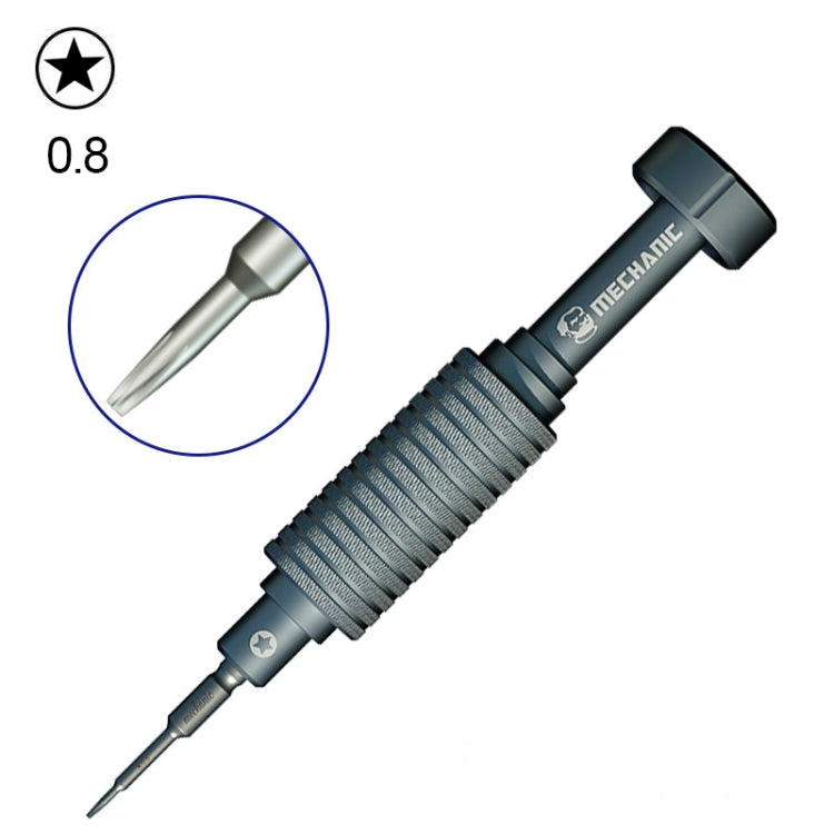 MECHANIC Mortar Mini iShell Five Star 0.8mm Phone Repair Precision Screwdriver - free shipping - PMC TechLife - Order now!