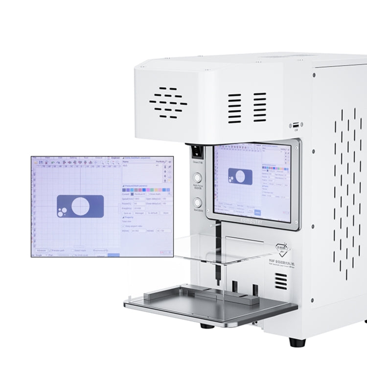 TBK 958F 20W 1064nm Automatic Separate Laser Separator, UK Plug - free shipping - PMC Jewellery - Order now!