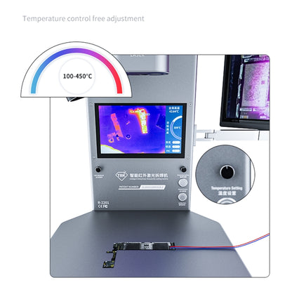 TBK R2201 Intelligent Thermal Infrared Imager Analyzer with Microscope, AU Plug - Repair Platform by TBK | Online Shopping South Africa | PMC Jewellery | Buy Now Pay Later Mobicred