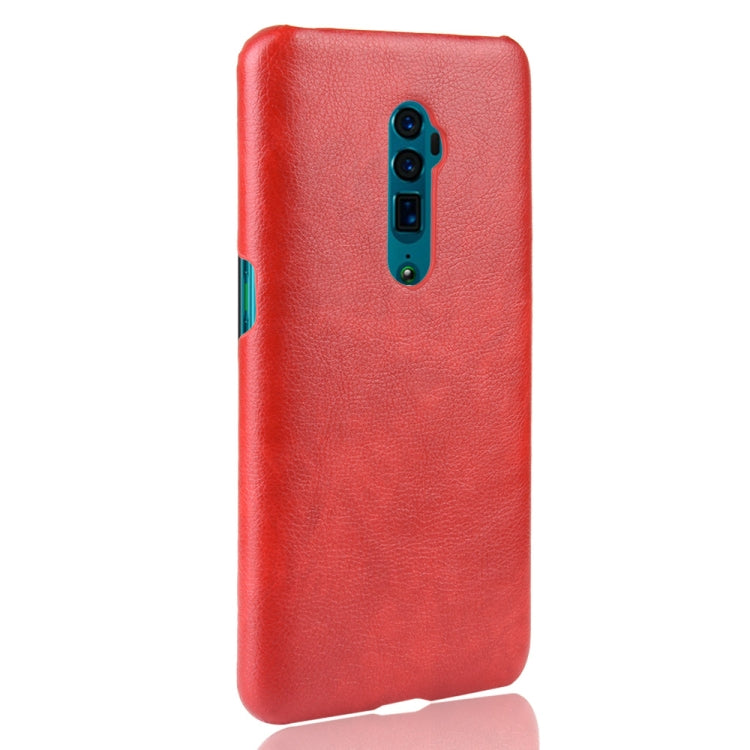 Shockproof Litchi Texture PC + PU Case For Oppo Reno 10x zoom(Red) - OPPO Cases by PMC Jewellery | Online Shopping South Africa | PMC Jewellery