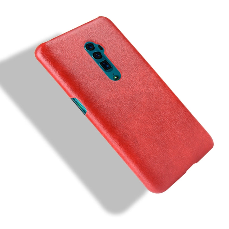 Shockproof Litchi Texture PC + PU Case For Oppo Reno 10x zoom(Red) - OPPO Cases by PMC Jewellery | Online Shopping South Africa | PMC Jewellery