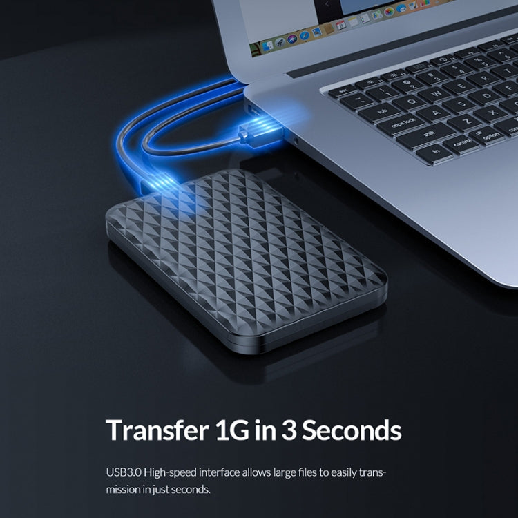 ORICO 2520U3 2.5-Inch Portable Hard Drive Enclosure(Black) - HDD Enclosure by ORICO | Online Shopping South Africa | PMC TechLife | Buy Now Pay Later Mobicred
