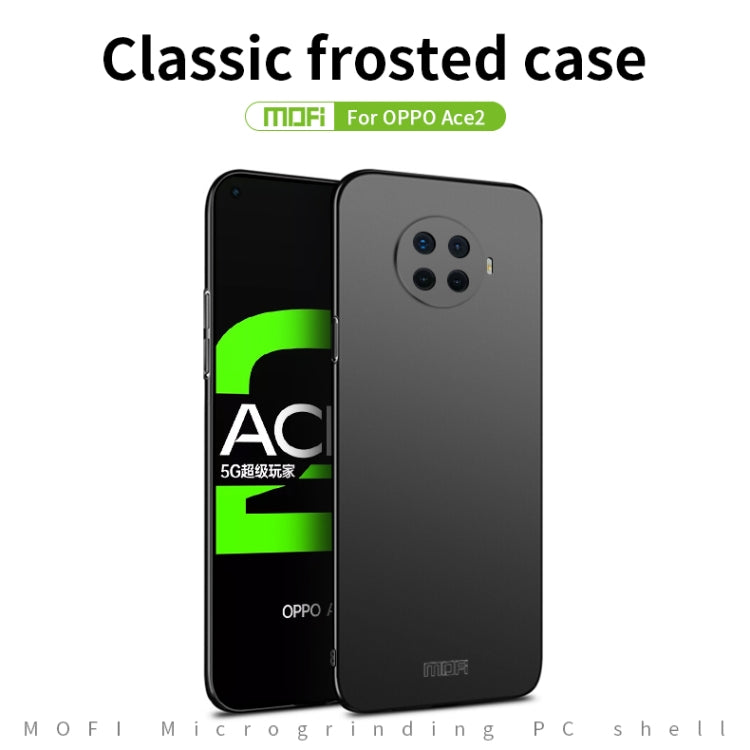 For OPPO Ace2 MOFI Frosted PC Ultra-thin Hard Case(Blue) - OPPO Cases by MOFI | Online Shopping South Africa | PMC TechLife