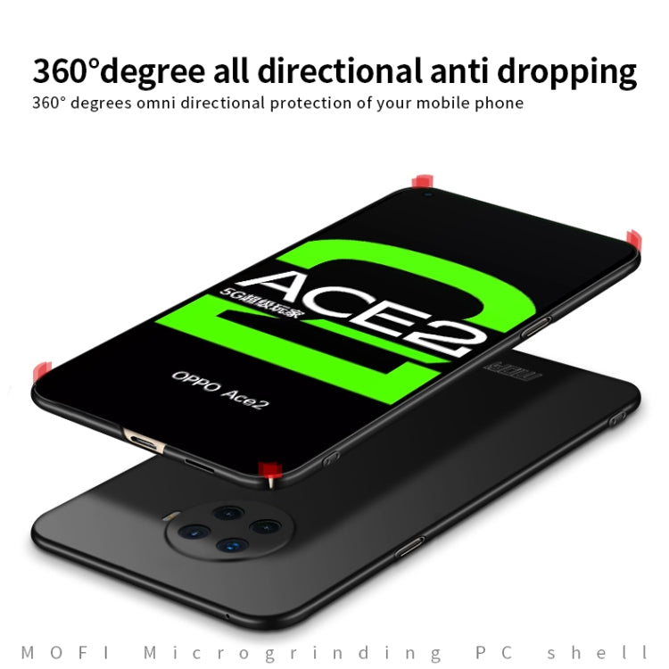 For OPPO Ace2 MOFI Frosted PC Ultra-thin Hard Case(Blue) - OPPO Cases by MOFI | Online Shopping South Africa | PMC TechLife
