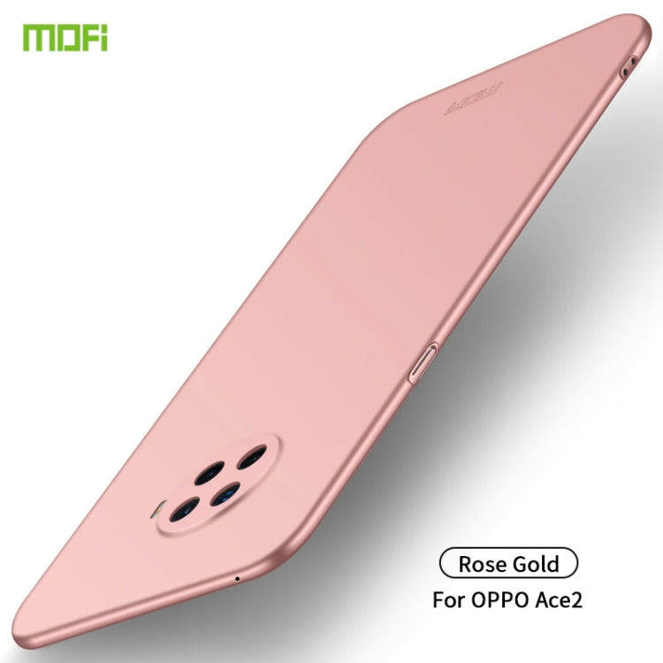 For OPPO Ace2 MOFI Frosted PC Ultra-thin Hard Case(Rose gold) - OPPO Cases by MOFI | Online Shopping South Africa | PMC TechLife