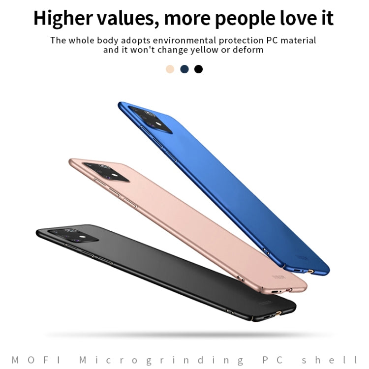 For Samsung Galaxy A91/S10Lite MOFI Frosted PC Ultra-thin Hard C(Black) - Galaxy Phone Cases by MOFI | Online Shopping South Africa | PMC TechLife | Buy Now Pay Later Mobicred