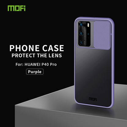 For Huawei P40 Pro MOFI Xing Dun Series PC + TPU Anti-peep Waterproof And Anti-drop All-inclusive Protective Shell, Translucent Frosted(Purple) - Huawei Cases by MOFI | Online Shopping South Africa | PMC Jewellery