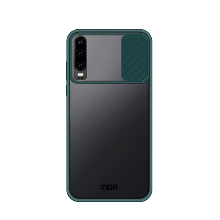 For Huawei P40 Pro+ MOFI Xing Dun Series PC + TPU Anti-peep Waterproof And Anti-drop All-inclusive Protective Shell, Translucent Frosted(Green) - Huawei Cases by MOFI | Online Shopping South Africa | PMC TechLife