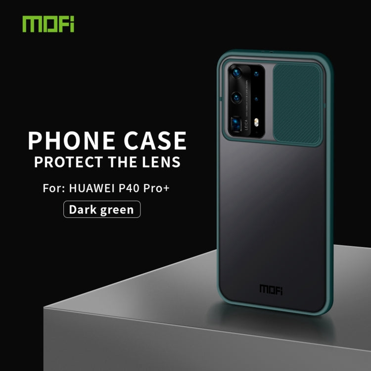 For Huawei P40 Pro+ MOFI Xing Dun Series PC + TPU Anti-peep Waterproof And Anti-drop All-inclusive Protective Shell, Translucent Frosted(Green) - Huawei Cases by MOFI | Online Shopping South Africa | PMC TechLife
