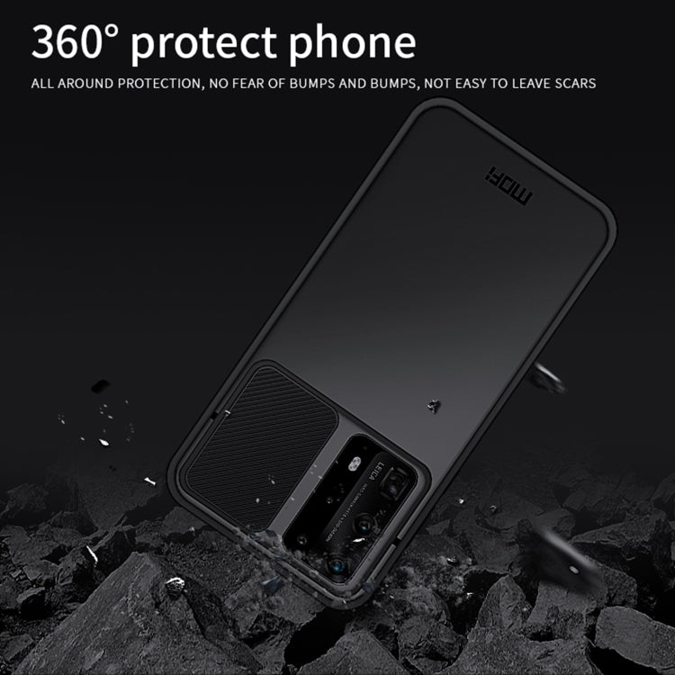 For Huawei P40 Pro+ MOFI Xing Dun Series PC + TPU Anti-peep Waterproof And Anti-drop All-inclusive Protective Shell, Translucent Frosted(Green) - Huawei Cases by MOFI | Online Shopping South Africa | PMC TechLife