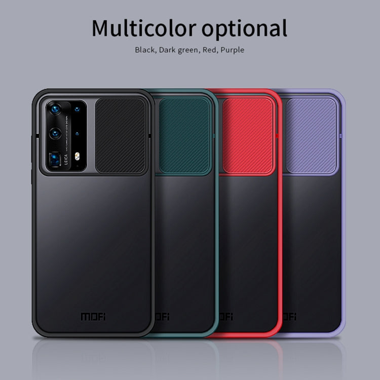 For Huawei P40 Pro+ MOFI Xing Dun Series PC + TPU Anti-peep Waterproof And Anti-drop All-inclusive Protective Shell, Translucent Frosted(Green) - Huawei Cases by MOFI | Online Shopping South Africa | PMC TechLife