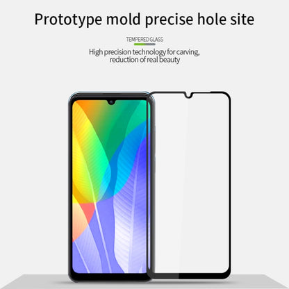 For Huawei Y6P / Honor9A MOFI 9H 2.5D Full Screen Tempered Glass Film(Black) - Huawei Tempered Glass by MOFI | Online Shopping South Africa | PMC Jewellery