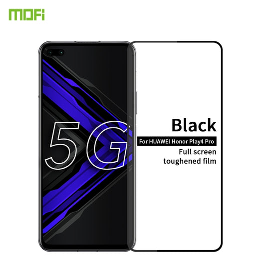 For Huawei Honor Play4 Pro MOFI 9H 2.5D Full Screen Tempered Glass Film(Black) - Honor Tempered Glass by MOFI | Online Shopping South Africa | PMC Jewellery