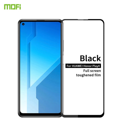 For Huawei Honor Play4 MOFI 9H 2.5D Full Screen Tempered Glass Film(Black) - Honor Tempered Glass by MOFI | Online Shopping South Africa | PMC Jewellery