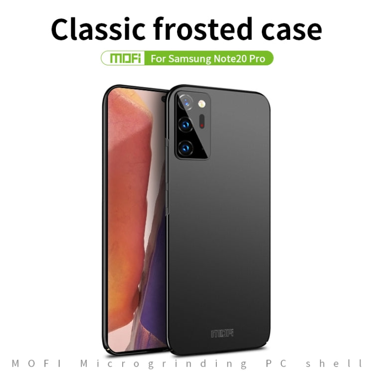 For Samsung Galaxy Note20 Ultra MOFI Frosted PC Ultra-thin Hard Case(Blue) - Galaxy Note20 Ultra Cases by MOFI | Online Shopping South Africa | PMC Jewellery