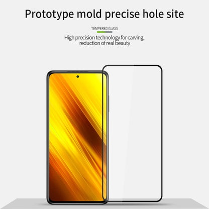 For Xiaomi POCO X3 / X3 NFC MOFI 9H 2.5D Full Screen Tempered Glass Film(Black) -  by MOFI | Online Shopping South Africa | PMC Jewellery