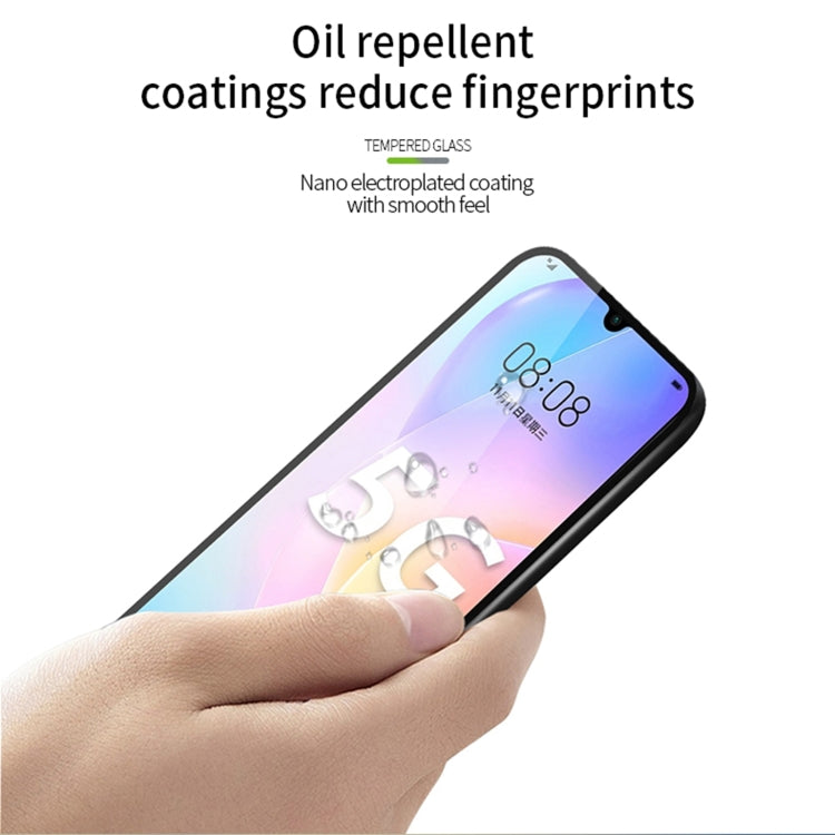 For Huawei Nova 8 SE MOFI 9H 2.5D Full Screen Tempered Glass Film(Black) - Huawei Tempered Glass by MOFI | Online Shopping South Africa | PMC TechLife | Buy Now Pay Later Mobicred