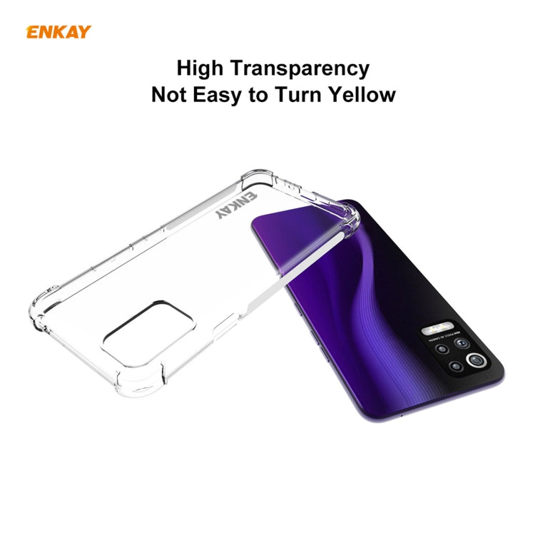 For LG K52 / Q52 / K62 / K62+ Hat-Prince ENKAY Clear TPU Shockproof Case Soft Anti-slip Cover - LG by ENKAY | Online Shopping South Africa | PMC Jewellery | Buy Now Pay Later Mobicred