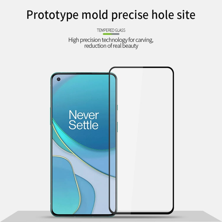 For OnePlus 8T MOFI 9H 2.5D Full Screen Tempered Glass Film(Black) - OnePlus Tempered Glass by MOFI | Online Shopping South Africa | PMC TechLife