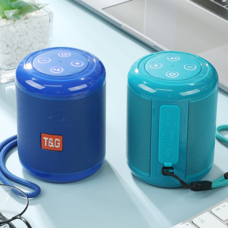 T&G TG519 TWS HiFi Portable Bluetooth Speaker Subwoofer Outdoor Wireless Column Speakers Support TF Card / FM / 3.5mm AUX / U Disk / Hands-free Call(Gray) - Desktop Speaker by T&G | Online Shopping South Africa | PMC Jewellery | Buy Now Pay Later Mobicred