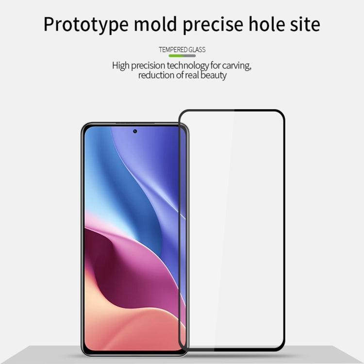 For Xiaomi Redmi K40 / K40 Pro MOFI 9H 2.5D Full Screen Tempered Glass Film(Black) -  by MOFI | Online Shopping South Africa | PMC Jewellery