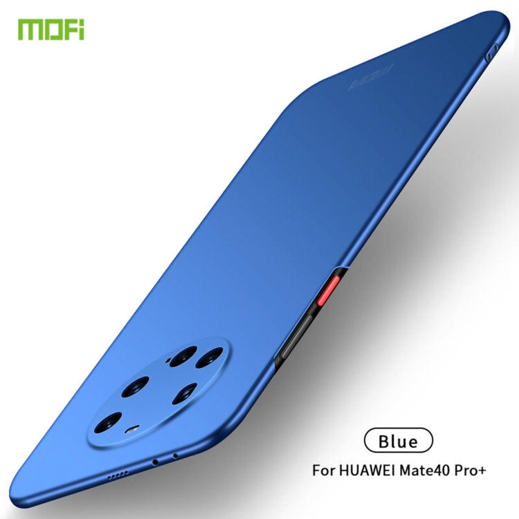 For Huawei Mate 40 Pro+ MOFI Frosted PC Ultra-thin Hard Case(Blue) - Huawei Cases by MOFI | Online Shopping South Africa | PMC TechLife | Buy Now Pay Later Mobicred