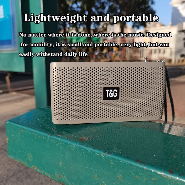 T&G TG282 Portable Bluetooth Speakers with Flashlight, Support TF Card / FM / 3.5mm AUX / U Disk / Hands-free Call(Black) - Desktop Speaker by T&G | Online Shopping South Africa | PMC Jewellery | Buy Now Pay Later Mobicred