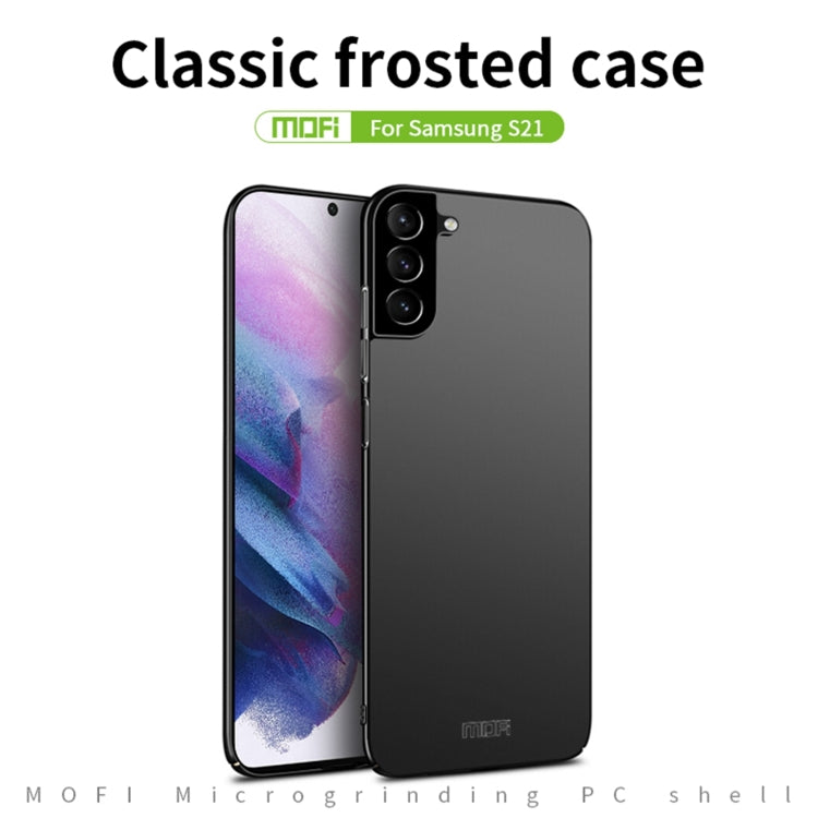 For Samsung Galaxy S21 5G MOFI Frosted PC Ultra-thin Hard Case(Black) - free shipping - PMC TechLife - Order now!