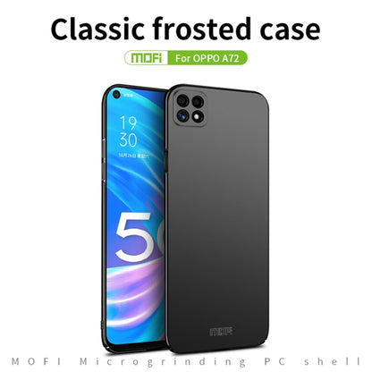 For OPPO A72 MOFI Frosted PC Ultra-thin Hard Case(Gold) - OPPO Cases by MOFI | Online Shopping South Africa | PMC Jewellery