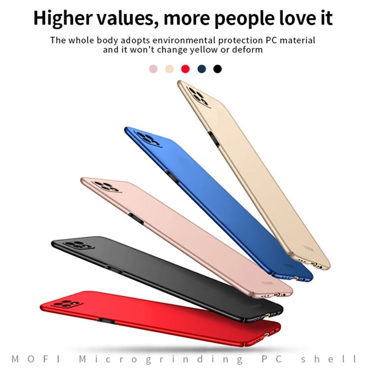 For OPPO A72 MOFI Frosted PC Ultra-thin Hard Case(Red) - OPPO Cases by MOFI | Online Shopping South Africa | PMC TechLife | Buy Now Pay Later Mobicred