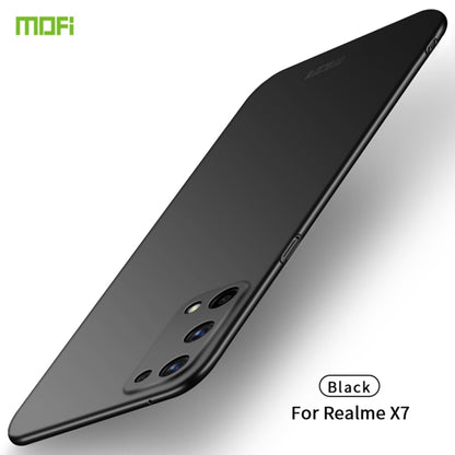 For OPPO Realme X7 MOFI Frosted PC Ultra-thin Hard Case(Black) - Realme Cases by MOFI | Online Shopping South Africa | PMC Jewellery
