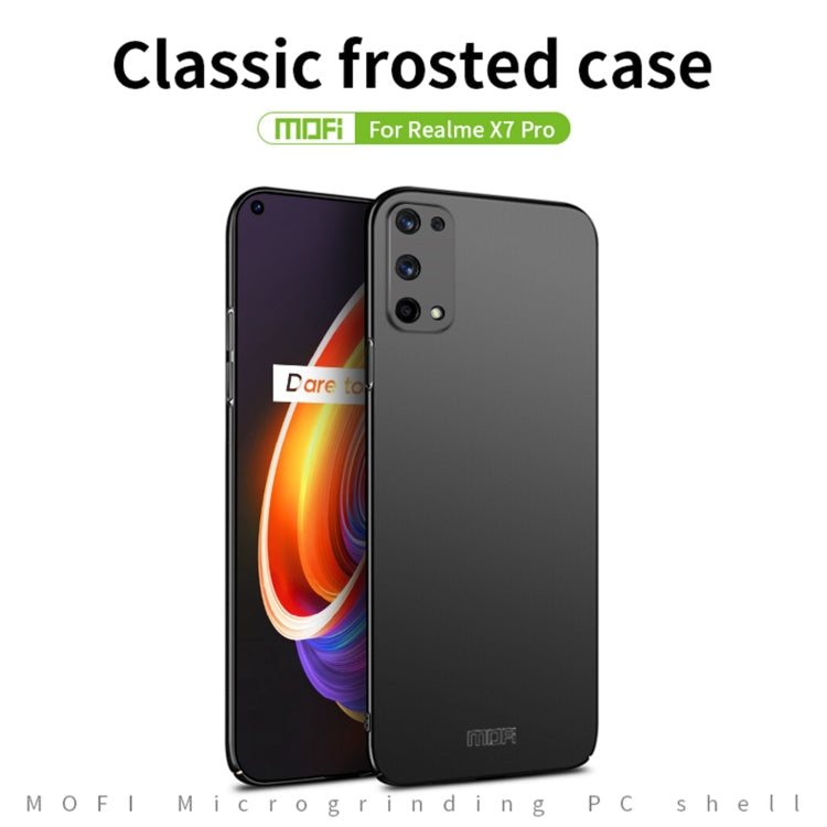 For OPPO Realme X7 Pro MOFI Frosted PC Ultra-thin Hard Case(Black) - Realme Cases by MOFI | Online Shopping South Africa | PMC Jewellery