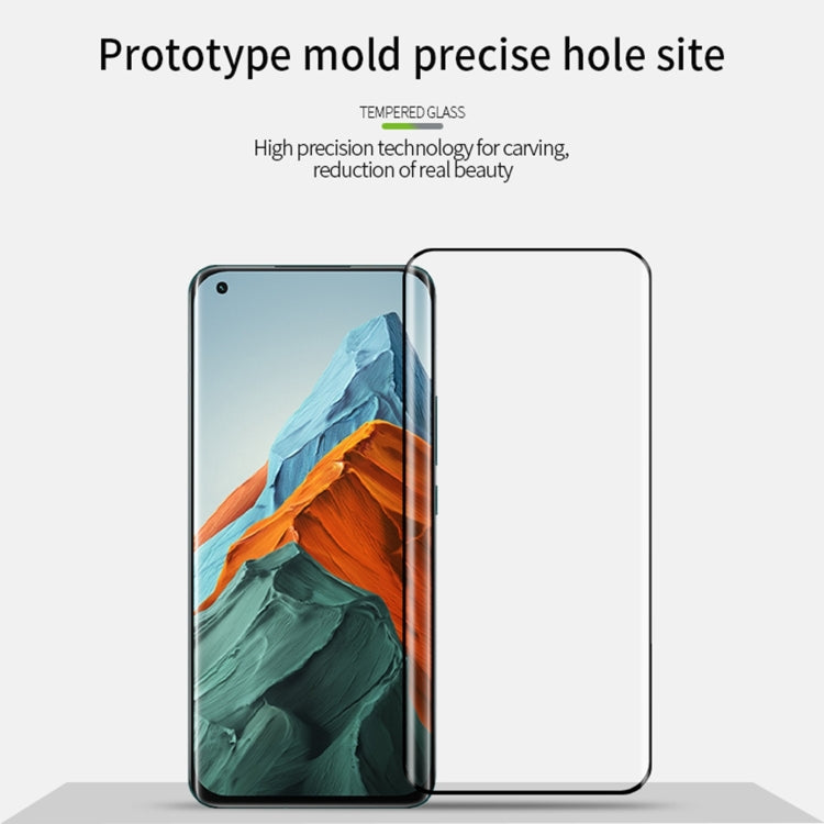 For Xiaomi Mi 11 Pro MOFI 9H 3D Explosion Proof Thermal Bending Full Screen Covered Tempered Glass Film(Black) -  by MOFI | Online Shopping South Africa | PMC Jewellery