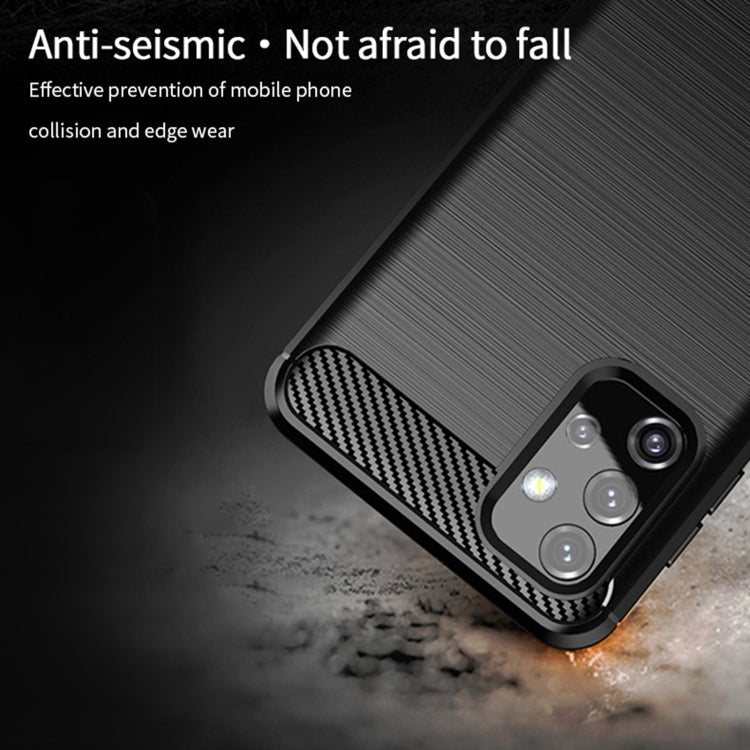 For Samsung Galaxy A32 5G MOFI Gentleness Series Brushed Texture Carbon Fiber Soft TPU Case(Grey) - Galaxy Phone Cases by MOFI | Online Shopping South Africa | PMC TechLife | Buy Now Pay Later Mobicred
