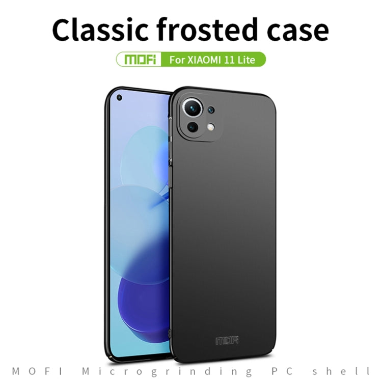 For Xiaomi Mi 11 Lite MOFI Frosted PC Ultra-thin Hard Case(Gold) - free shipping - PMC TechLife - Order now!