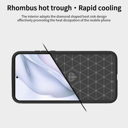 For Huawei P50 Pro MOFI Gentleness Series Brushed Texture Carbon Fiber Soft TPU Case(Black) - Huawei Cases by MOFI | Online Shopping South Africa | PMC Jewellery