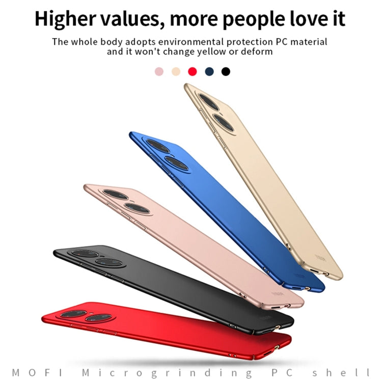 For Huawei P50 MOFI Frosted PC Ultra-thin Hard Case(Black) - Huawei Cases by MOFI | Online Shopping South Africa | PMC TechLife | Buy Now Pay Later Mobicred