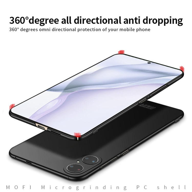 For Huawei P50 MOFI Frosted PC Ultra-thin Hard Case(Blue) - Huawei Cases by MOFI | Online Shopping South Africa | PMC TechLife | Buy Now Pay Later Mobicred