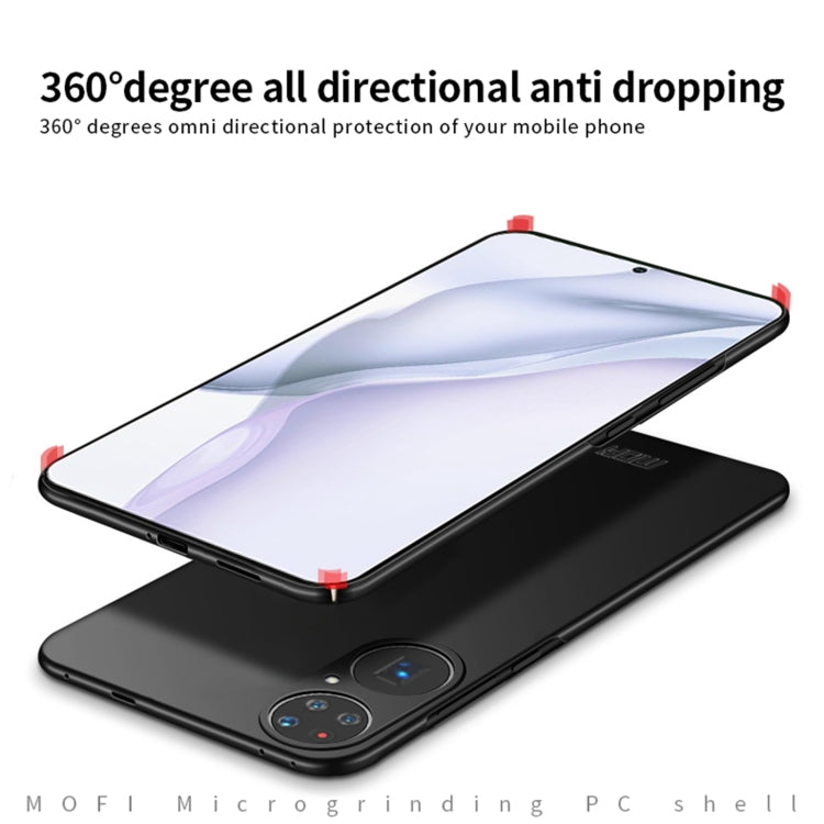 For Huawei P50 Pro MOFI Frosted PC Ultra-thin Hard Case(Blue) - Huawei Cases by MOFI | Online Shopping South Africa | PMC TechLife