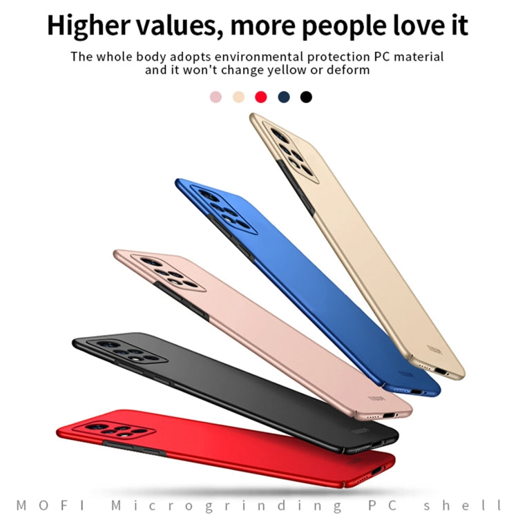 For Honor V40 MOFI Frosted PC Ultra-thin Hard Case(Red) - Honor Cases by MOFI | Online Shopping South Africa | PMC TechLife | Buy Now Pay Later Mobicred
